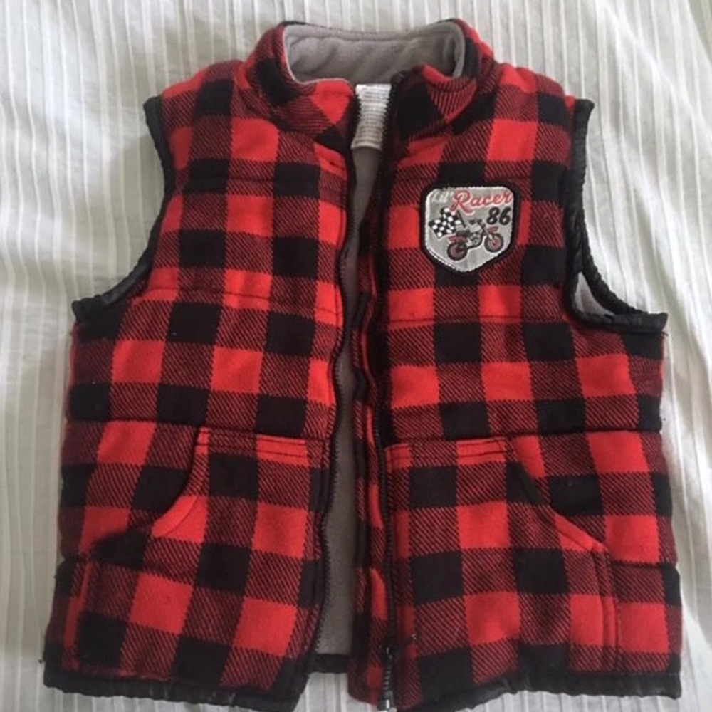 Boy’s Buffalo Check Vest Size 3T